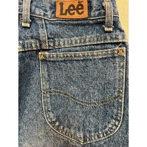 Lee Riders Jeans Vintage 1980s Blue High Rise EUC Pockets Union Stamp 11 Long